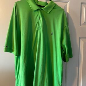 Polo by Ralph Lauren Men's Green Polo Shirt